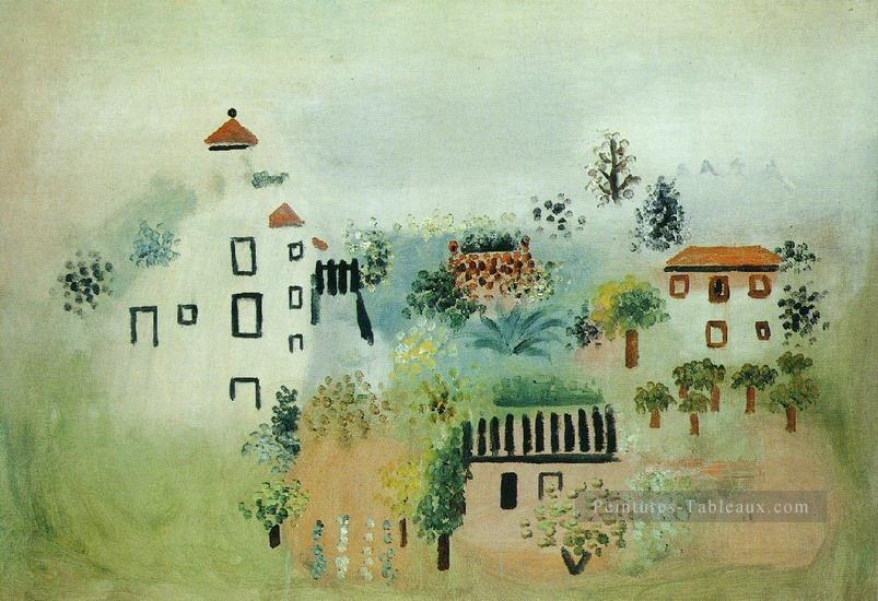 Paysage 1920 cubism Pablo Picasso Peintures à l'huile